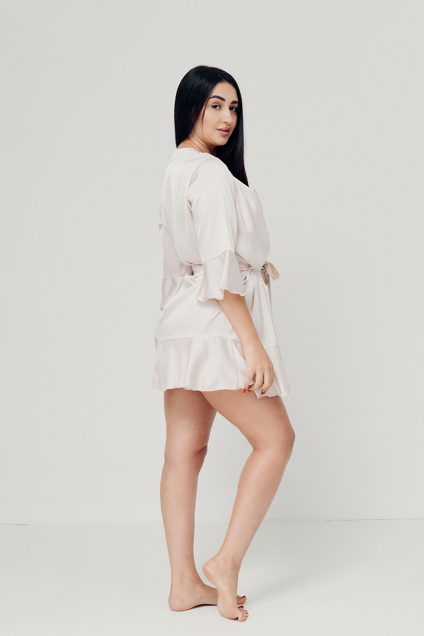 Robe Beige Women’s, Silk (Armani)