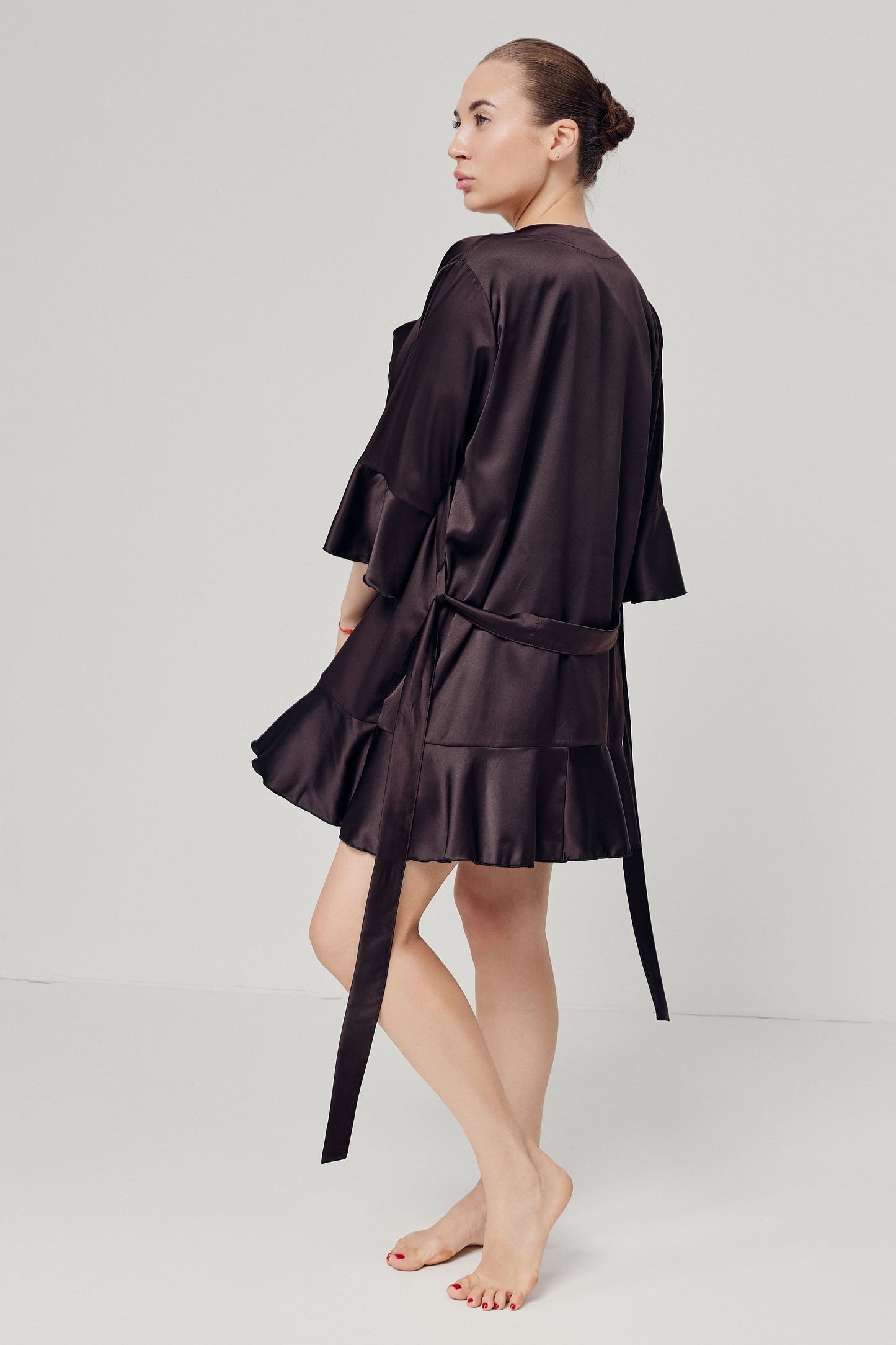 Robe Brown Women’s, Silk (Armani)