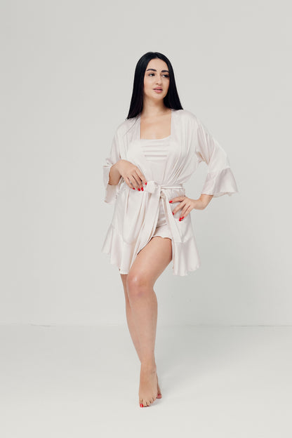 Robe Beige Women’s, Silk (Armani)